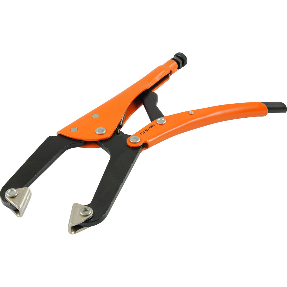 Grip-on® Locking C-Clamp with Self Leveling Jaws