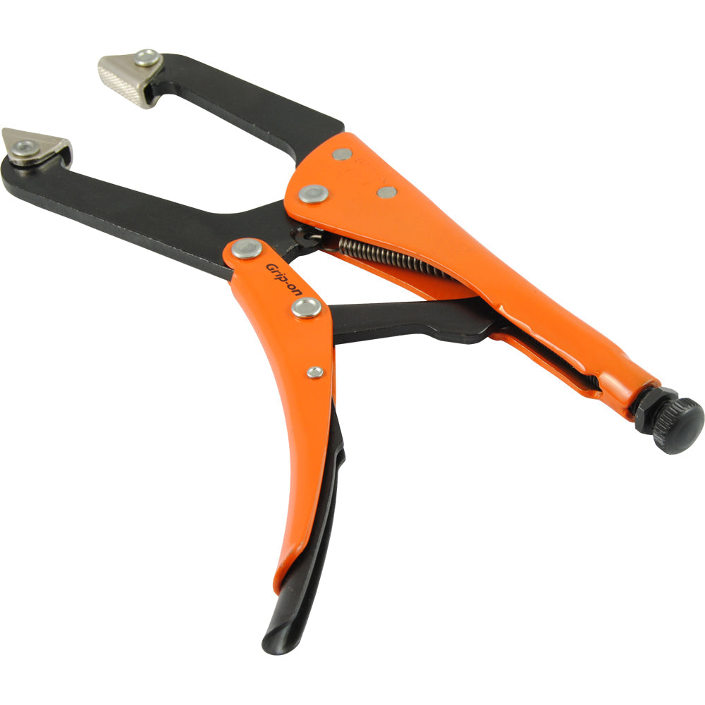 Grip-on® Locking C-Clamp with Self Leveling Jaws